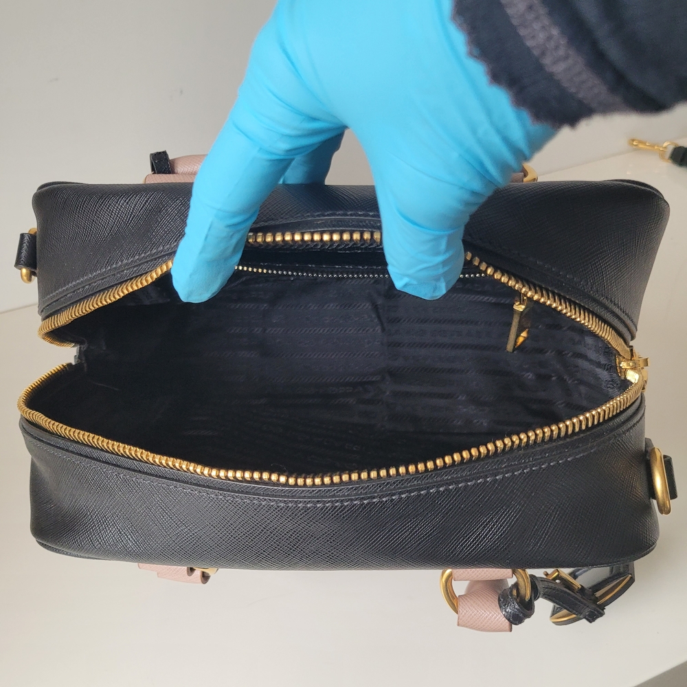 PRADA Saffiano Lux Square Satchel - Picture 8 of 12